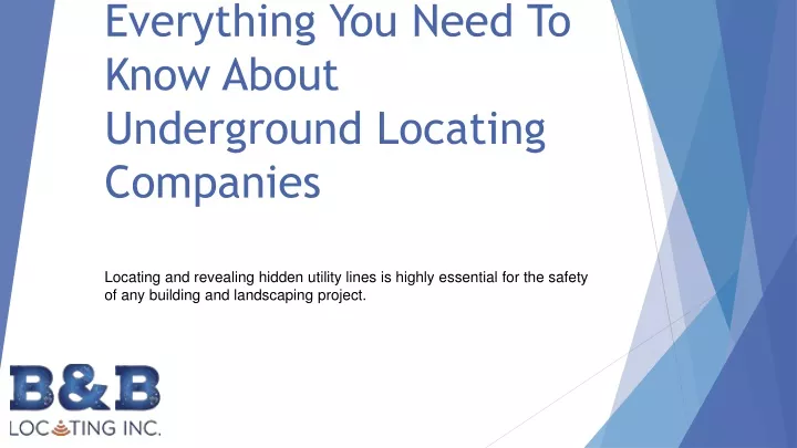 everything you need to know about underground locating companies