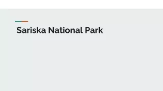 sariska national park