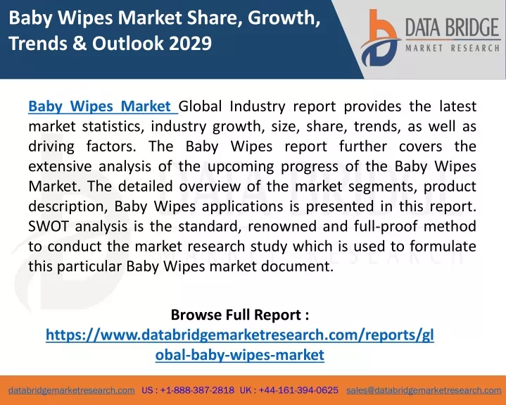 baby wipes market share growth trends outlook 2029