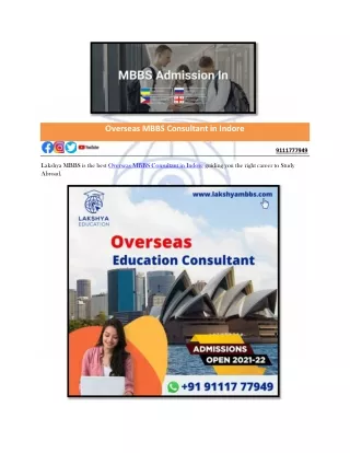 overseas mbbs consultant in indore