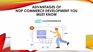 advantages of nop commerce development you must know