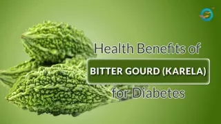 Health Benefits Of Bitter Gourd (Karela) For Diabetes