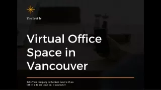 Virtual Office Space Vancouver