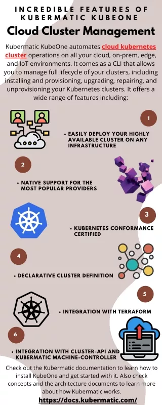 Incredible Features of Kubermatic KubeOne for Cloud Cluster Management
