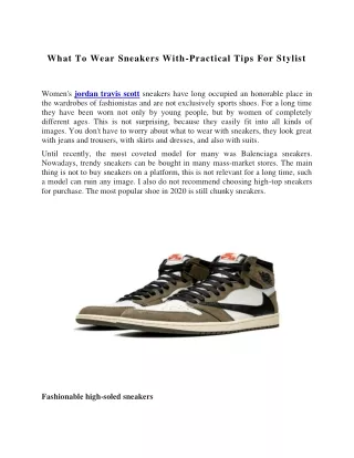 what to wear sneakers with practical tips