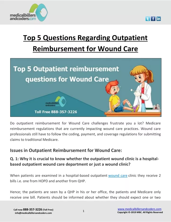 top 5 questions regarding outpatient