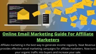 Online Email Marketing Guide For Affiliate Marketers