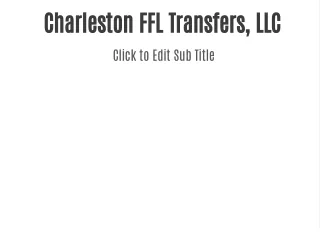 Charleston FFL transfer