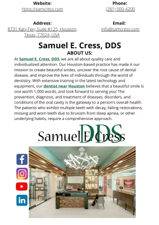 Samuel E. Cress, DDS