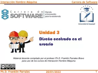 IHM Unidad 3: Diseño centrado en el usuario