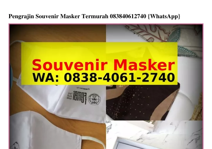 pengrajin souvenir masker termurah 083840612740