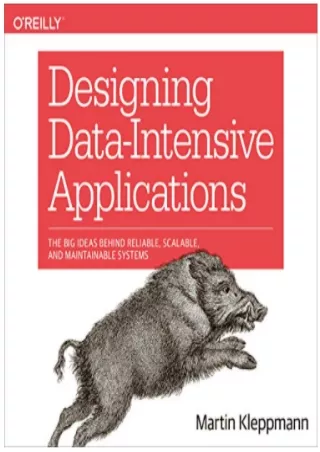 Kindle Designing Data-Intensive Applications Full