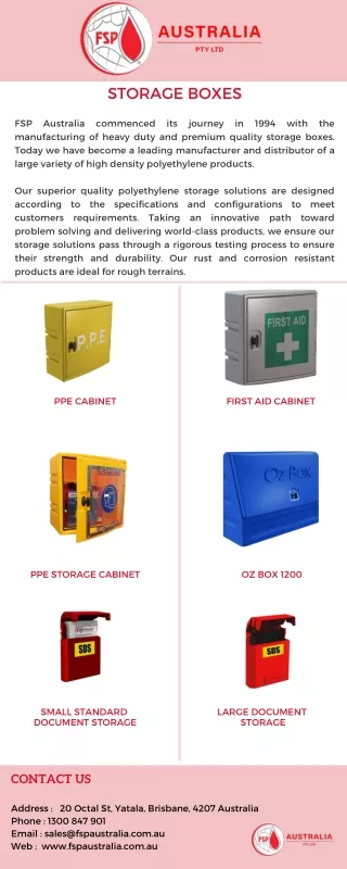 storage boxes