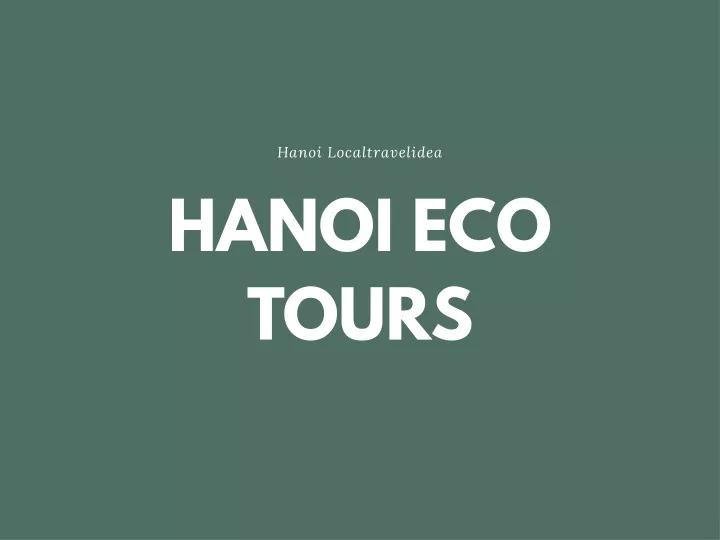 hanoi localtravelidea