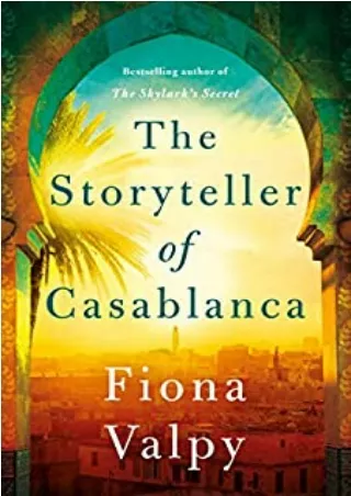 epub download The Storyteller of Casablanca Full