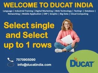 welcome to ducat india