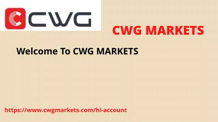 cwg markets