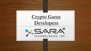 crypto game developers