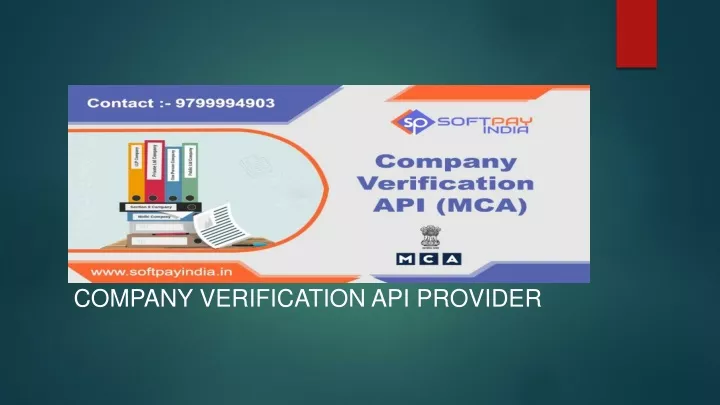 company verification api provider