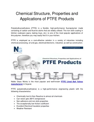 chemical structure properties and applications