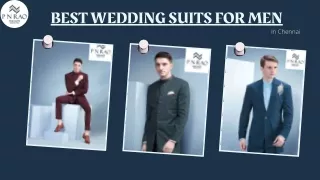 BEST WEDDING SUITS FOR MEN