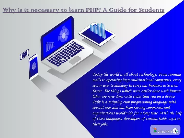 why is it necessary to learn php a guide