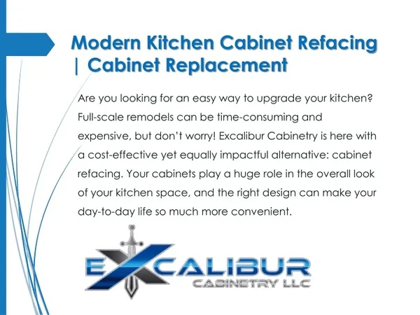PPT - Modern Kitchen Cabinet Refacing | Cabinet Replacement PowerPoint ...