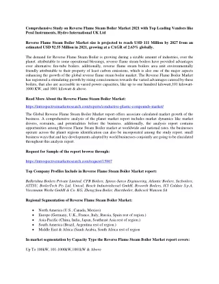 comprehensive study on reverse flame steam boiler