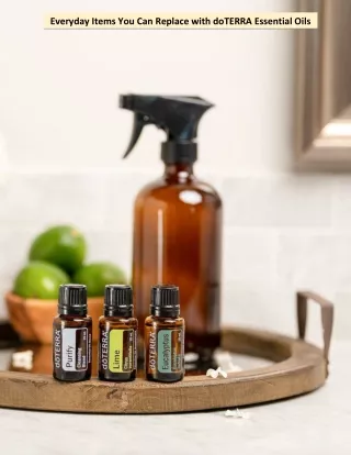 everyday items you can replace with doterra