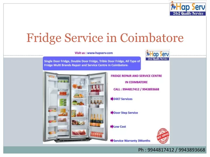 fridge service in coimbatore