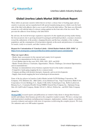 linerless labels industry analysis