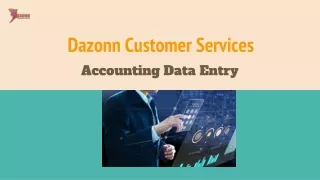 Accounting Data Entry