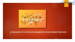3 reason to choose ecommerce development services