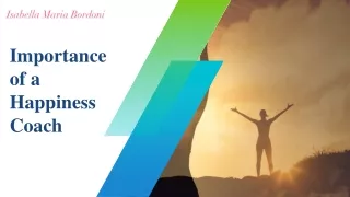 Importance of a Happiness Coach