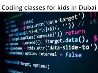 coding classes for kids in Dubai