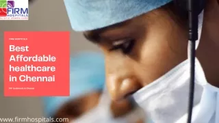 Best Affordable healthcare in Chennai