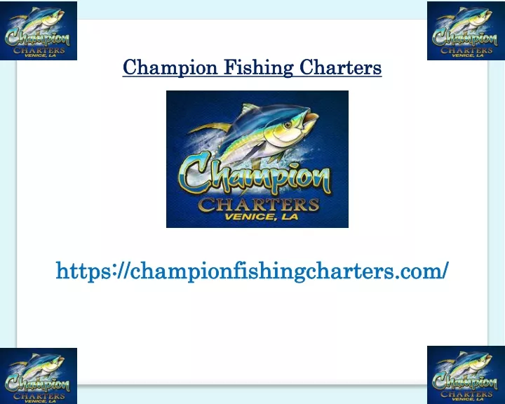 champion fishing charters