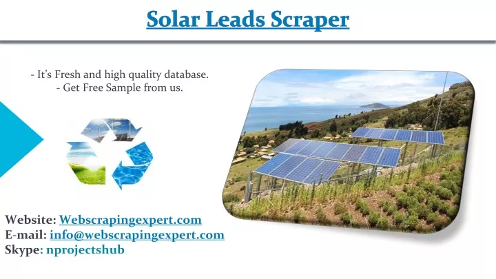 solar leads scraper