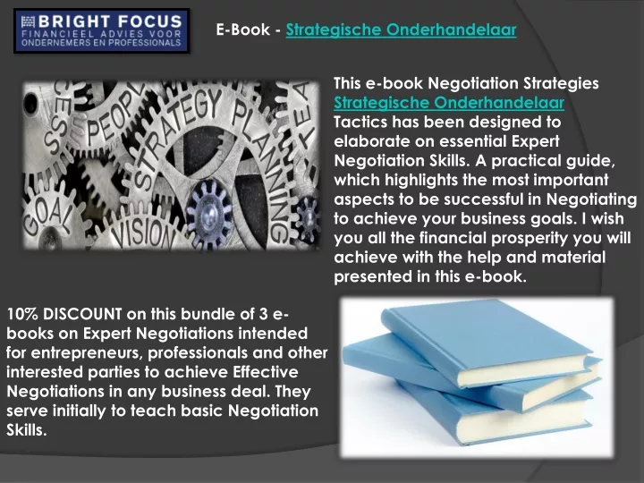 e book strategische onderhandelaar