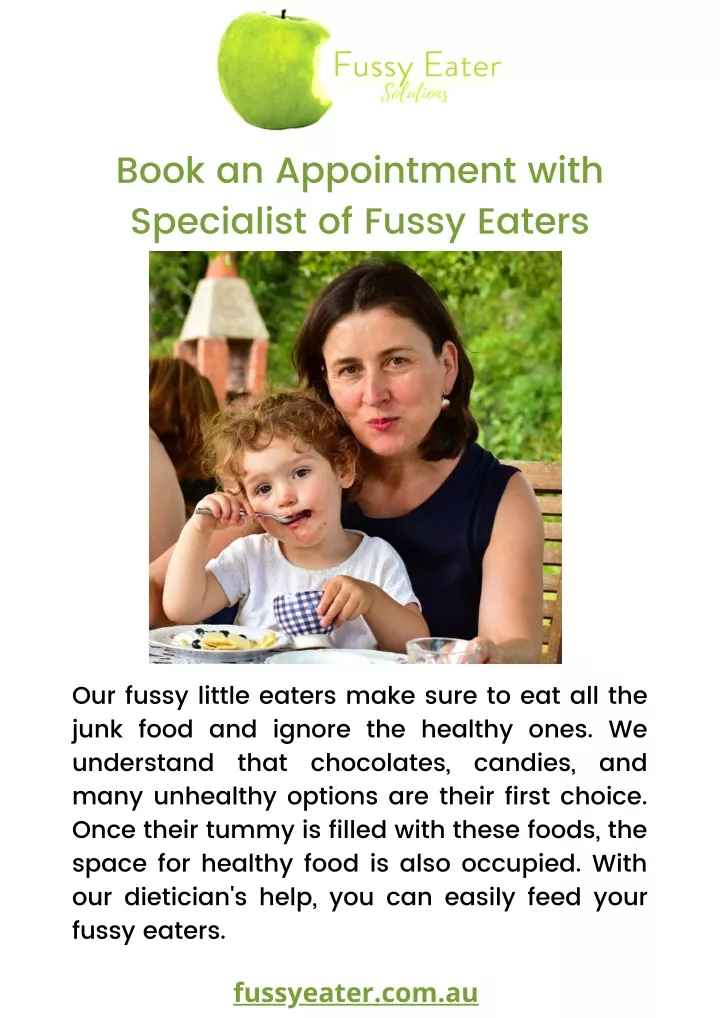 book an appointment with specialist of fussy