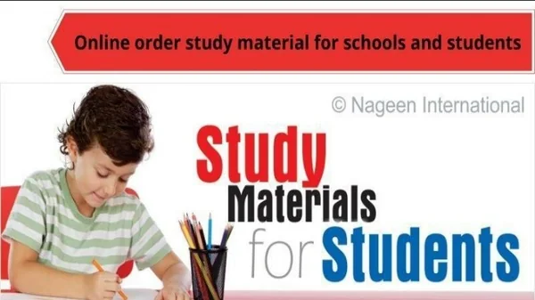 online order study material for schools and students