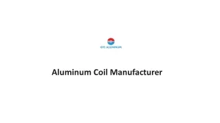 Aluminum Coil Manufacturer