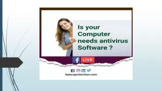 is your computer needs antivirus software