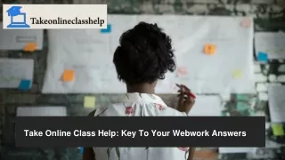 Take Online Class Help Key To Your Webwork Answers