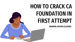 how to crack ca foundation in first attempt