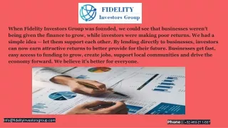 FIFG E-Payment - Fidelity Investors Financing Group