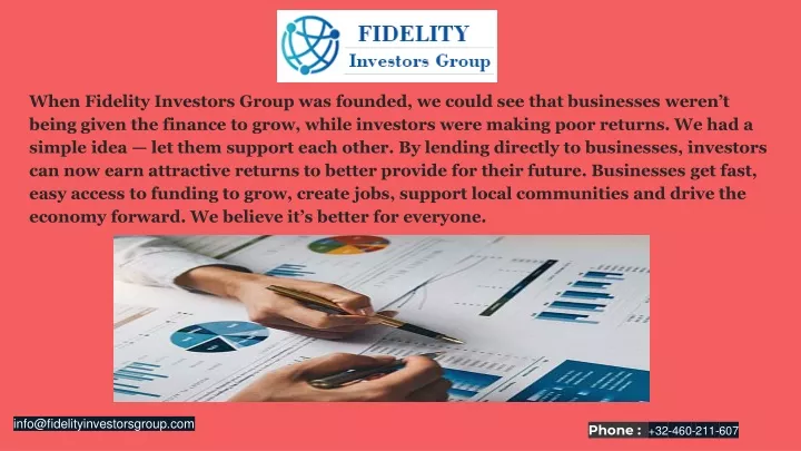 when fidelity investors group was founded