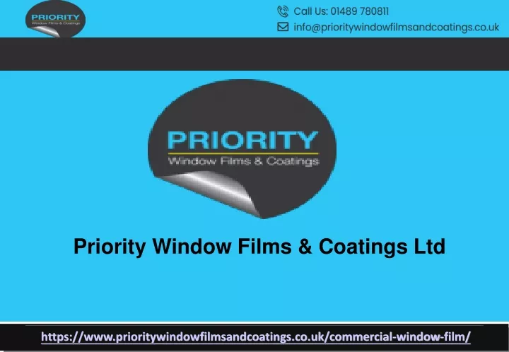 priority window films coatings ltd