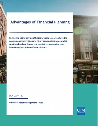 Advantages of Financial Planning