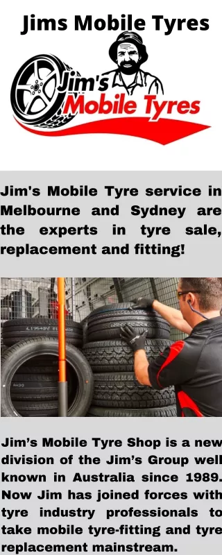 Jim Mobile Tyres AU